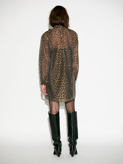 Leigh Leopard Dress - Multi