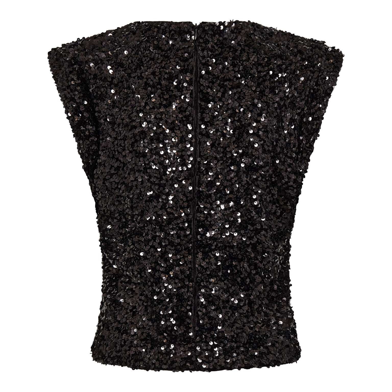 RoslynCC Sequin Top - Black