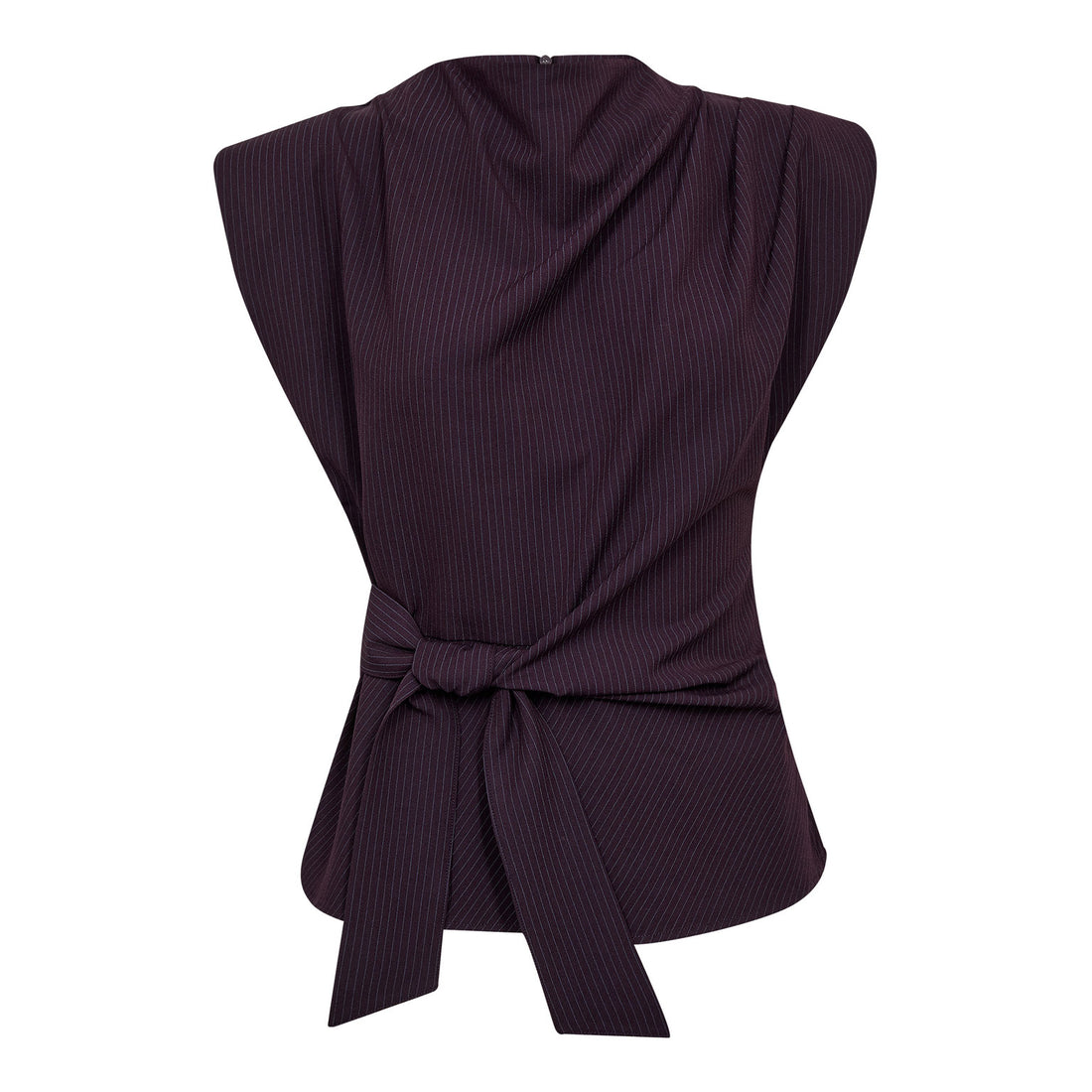 NolanCC Pleat Top - Plum