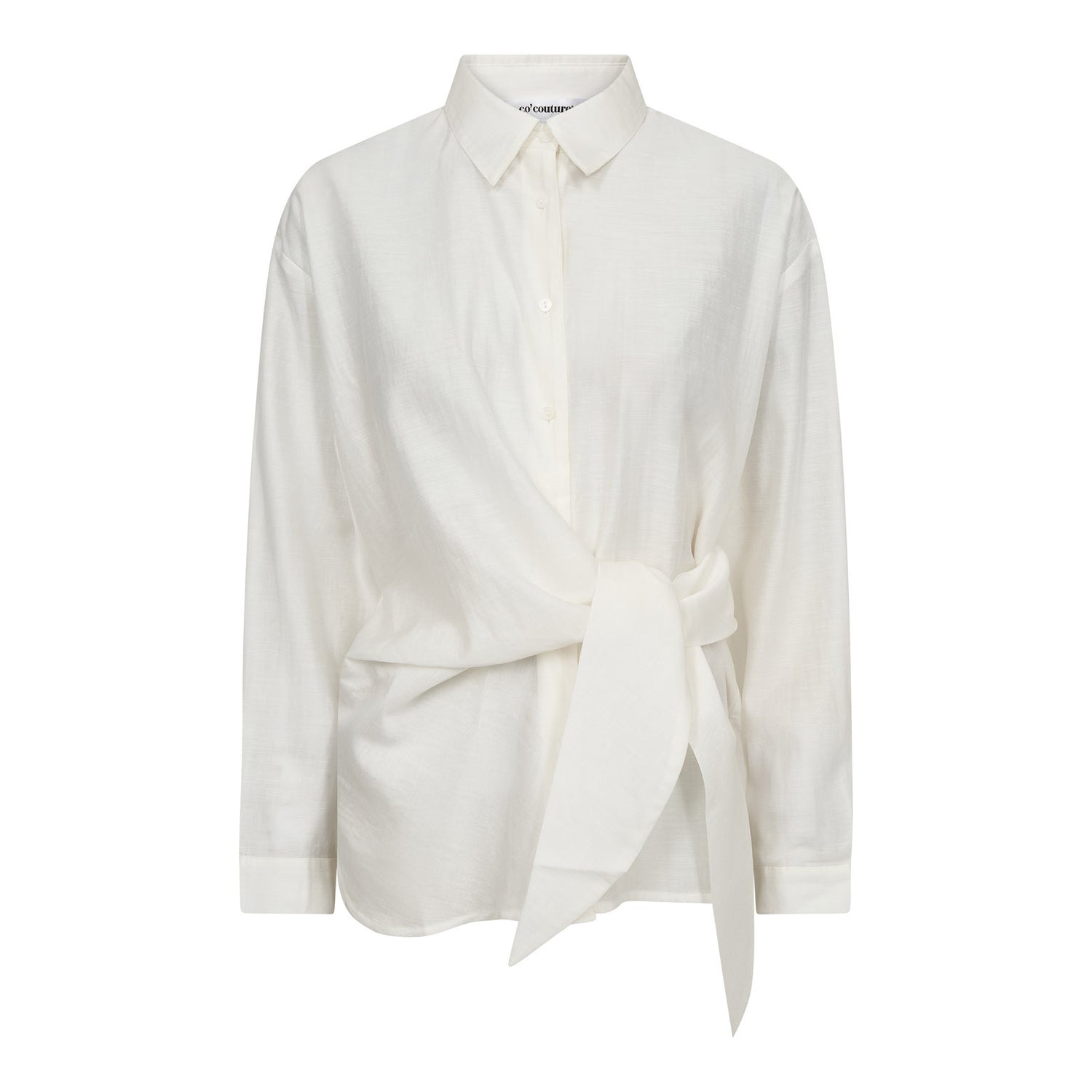 IdinaCC Tie Shirt - Off White