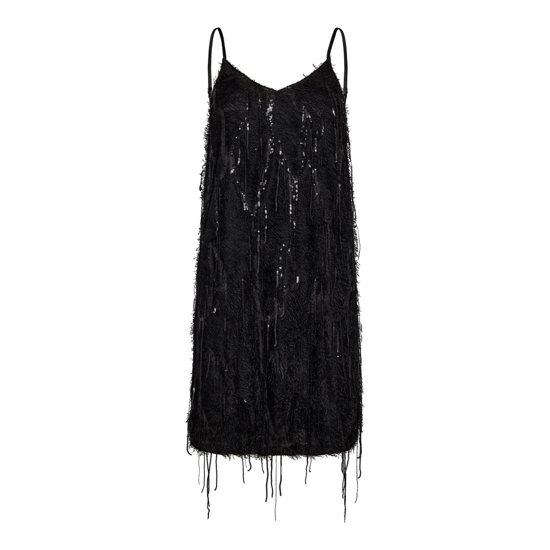 SillaCC Sequin Strap Dress - Black