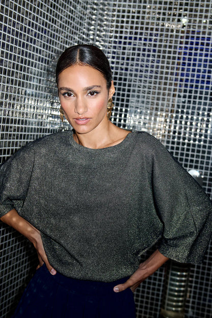 Kae Sparkle Top - Gold