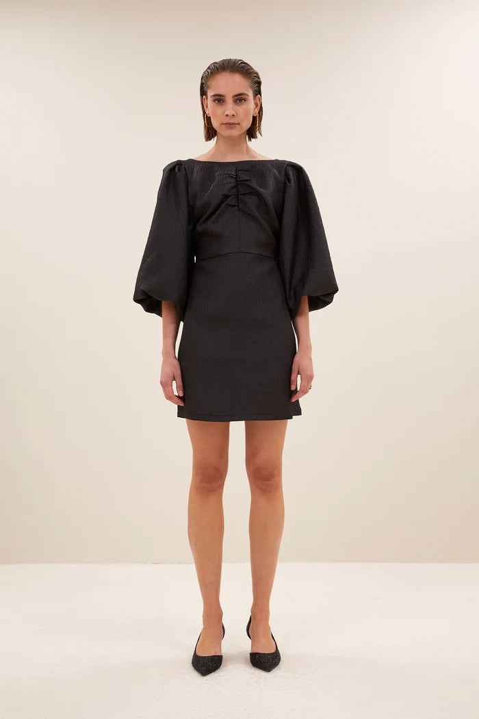 Mimi Bubble Dress - Jet Black
