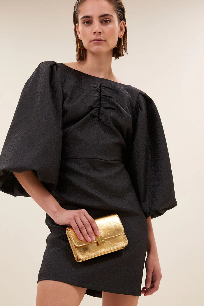 Mimi Bubble Dress - Jet Black