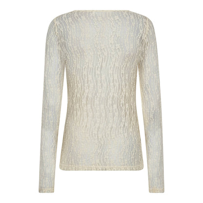 BarbCC O-Neck Blouse - Off white