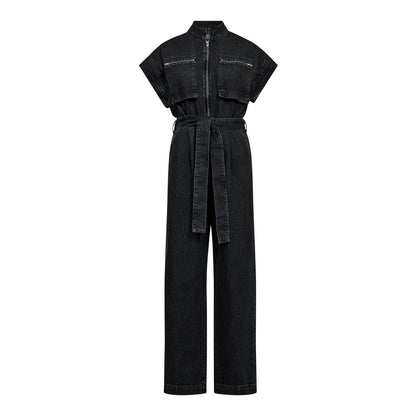 PancyCC Zip LL Jumpsuit - Black