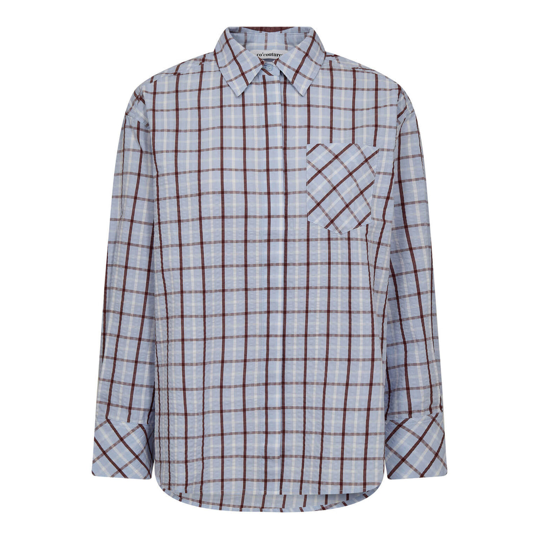 MileyCC Oversize Shirt - Pale Blue