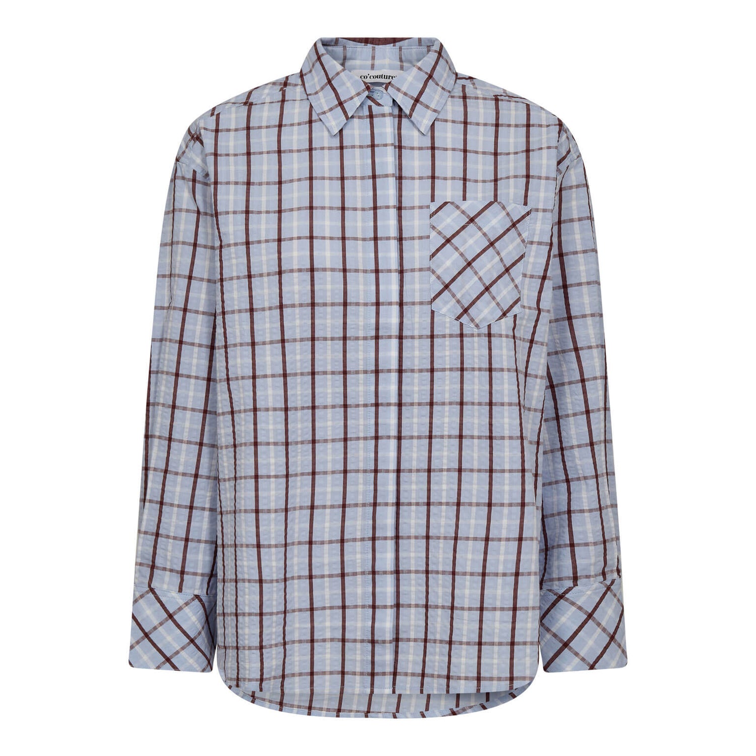 MileyCC Oversize Shirt - Pale Blue