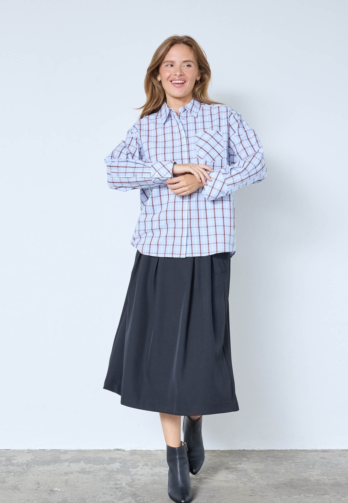 MileyCC Oversize Shirt - Pale Blue