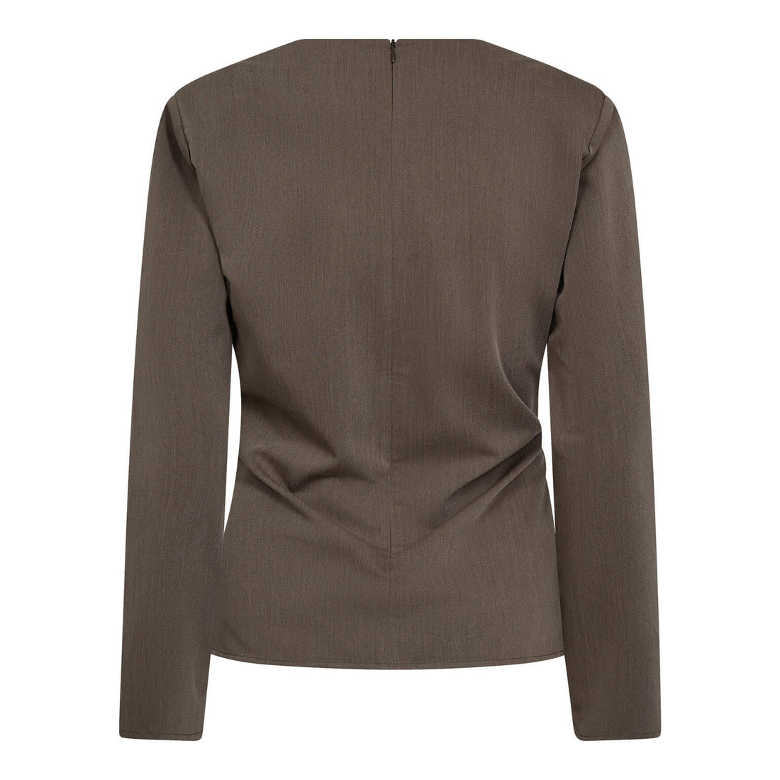 TengaCC Pleat Blouse - Walnut