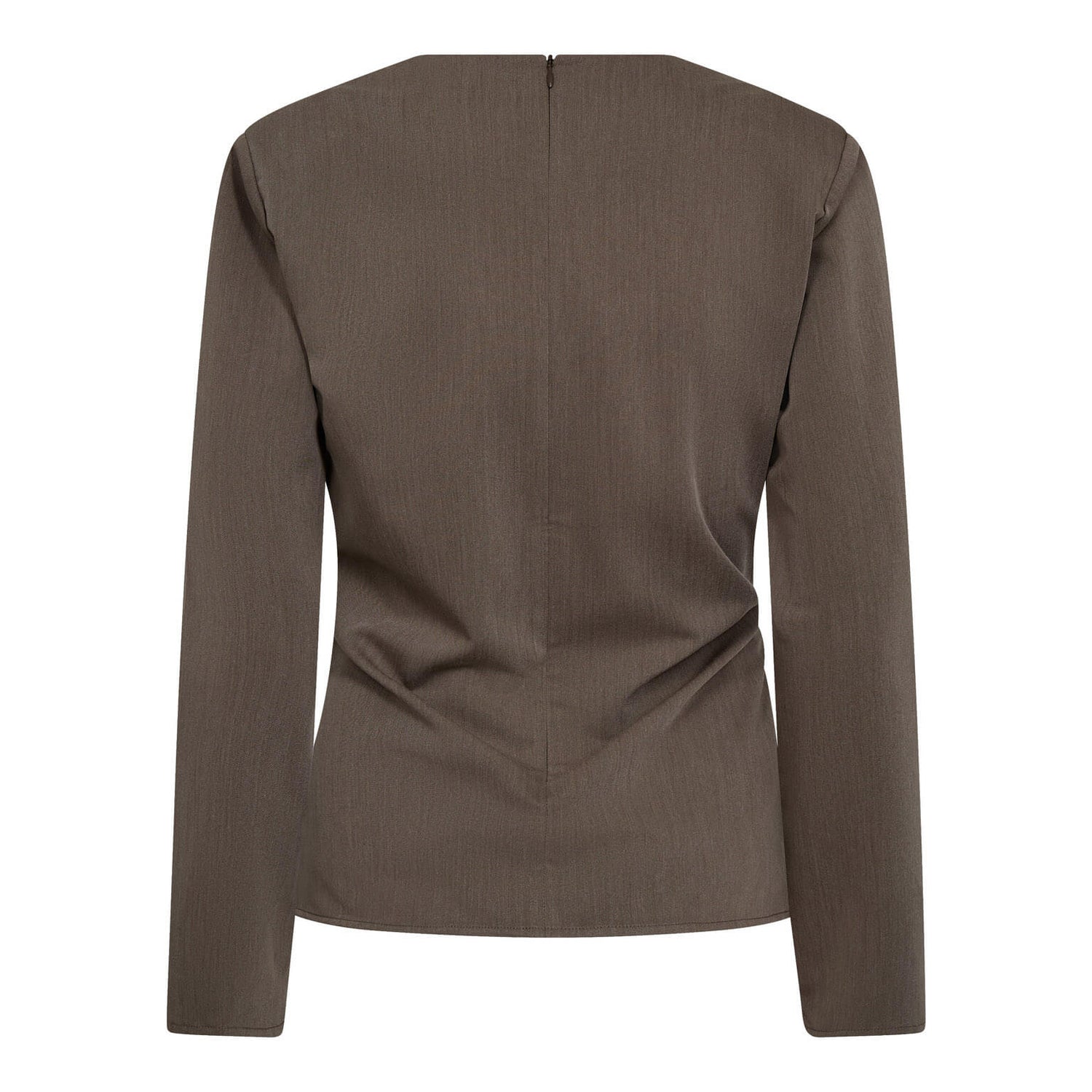 TengaCC Pleat Blouse - Walnut