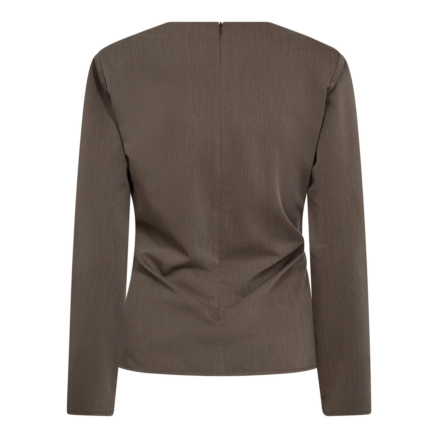 TengaCC Pleat Blouse - Walnut