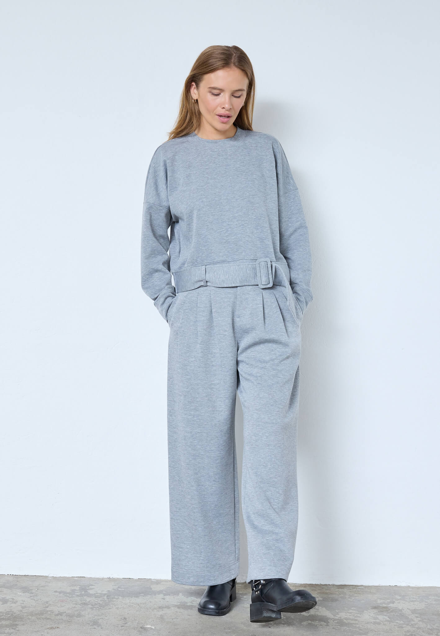 LanceCC Belt Sweat - Grey Melange