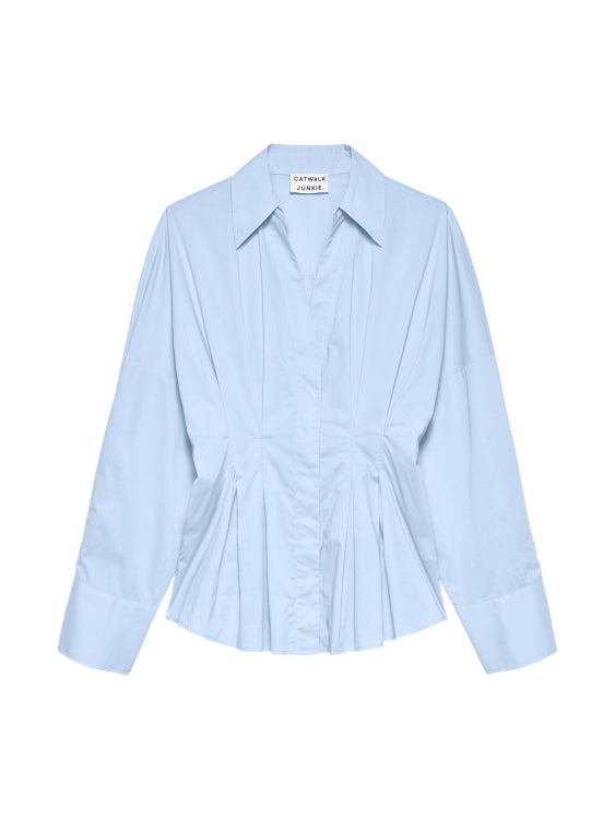 Blouse With Waist Pleats - Air