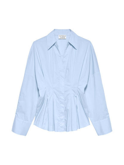 Blouse With Waist Pleats - Air