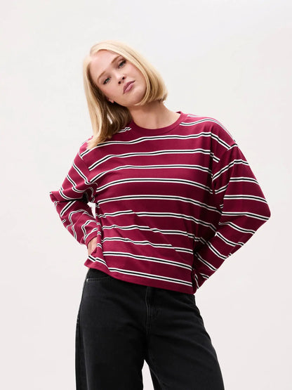 Striped Long Sleeve - Earth Red