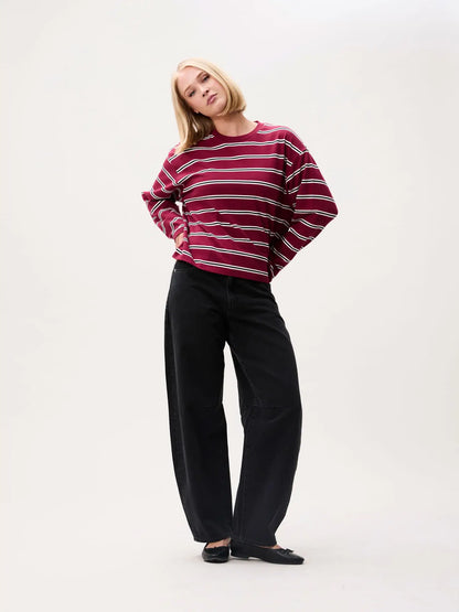Striped Long Sleeve - Earth Red