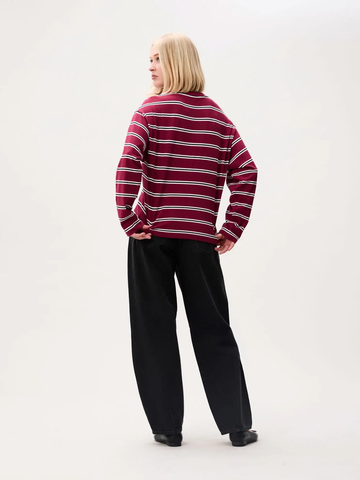Striped Long Sleeve - Earth Red