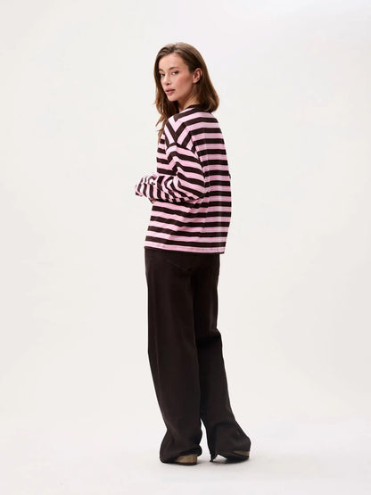 Striped Long Sleeve - Brownie