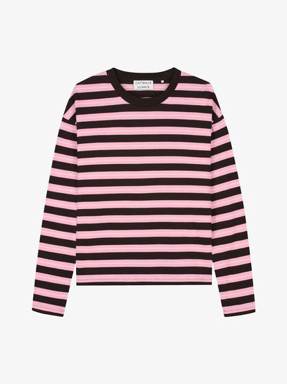 Striped Long Sleeve - Brownie