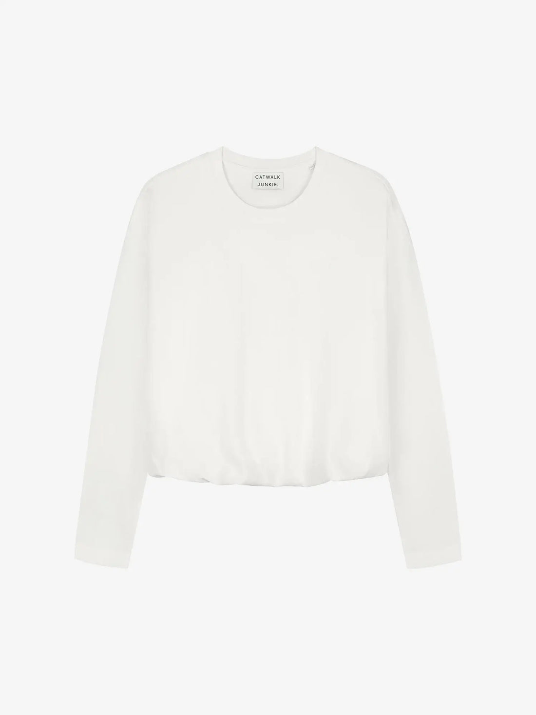 Einsteck-Langarmshirt – Cremeweiß