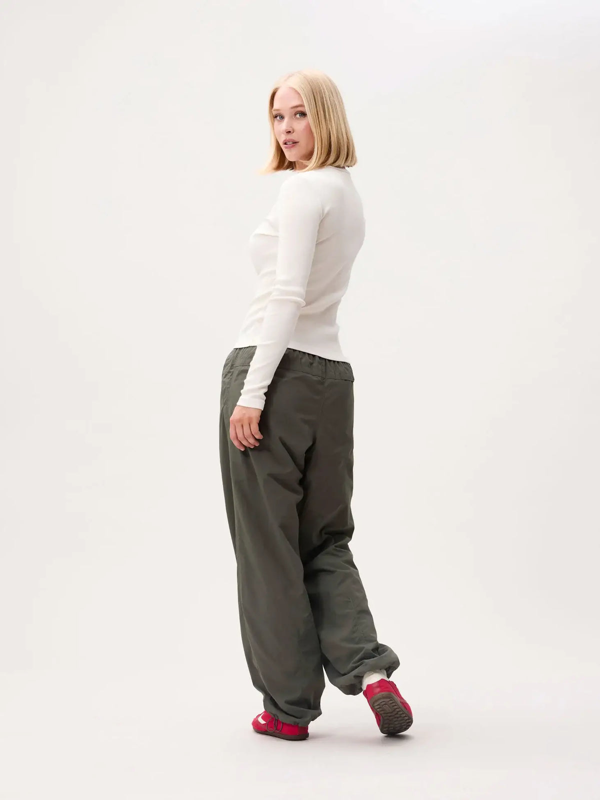 Parachute Trousers Fleece - Green
