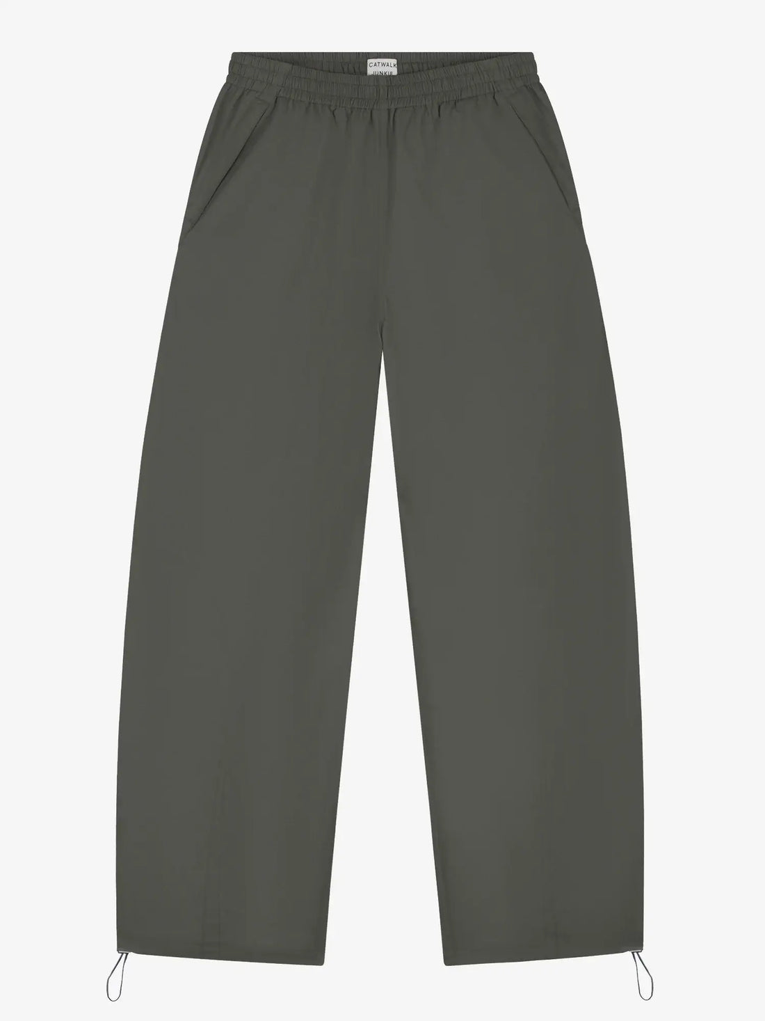 Parachuter-Hose aus Fleece – Grün