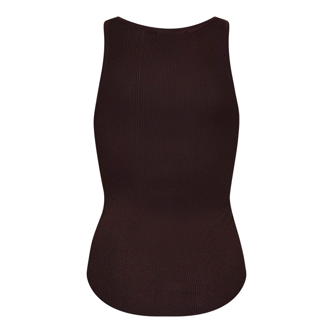 ClaireCC Rib Tanktop - Dark Brown
