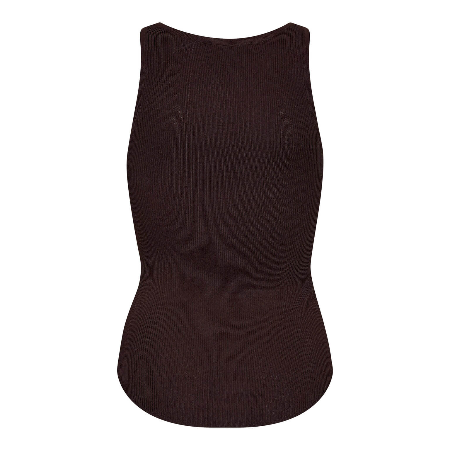 ClaireCC Rib Tanktop - Dark Brown