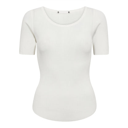 ClaireCC Rip Tee - Offwhite