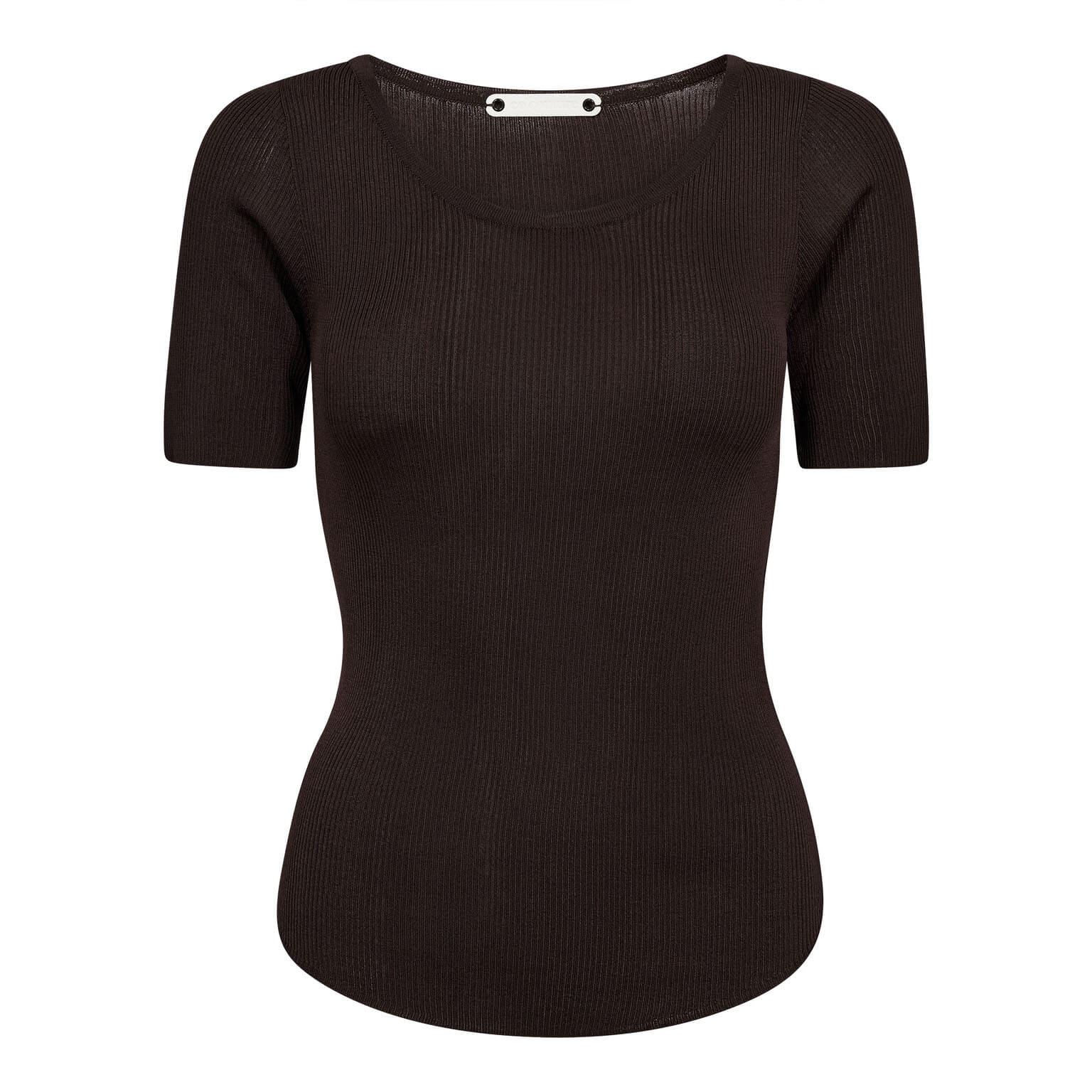 ClaireCC Rip Tee - Dark Brown