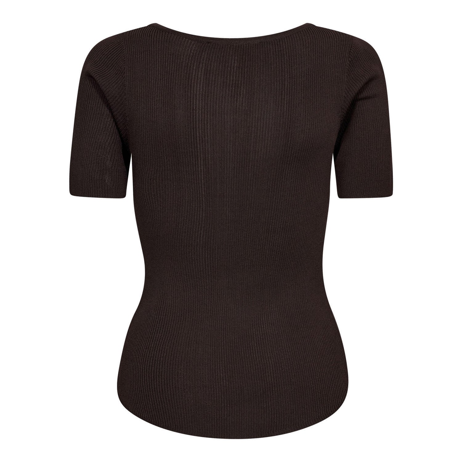 ClaireCC Rip Tee - Dark Brown