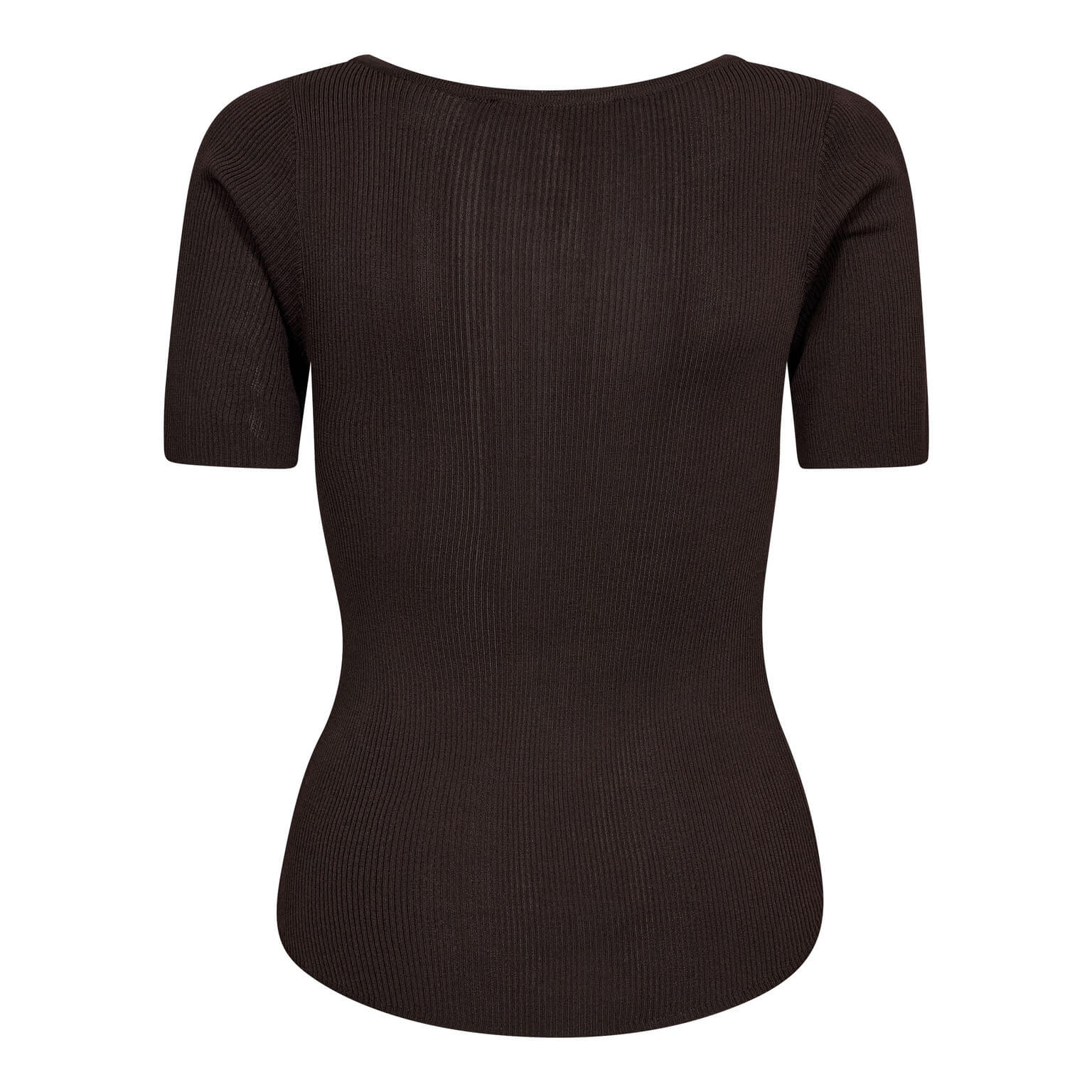 ClaireCC Rip Tee - Dark Brown