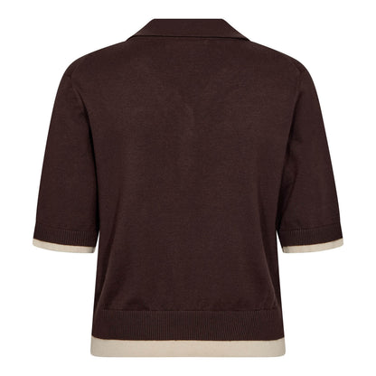 LueCC Crop Cardigan - Dark Brown