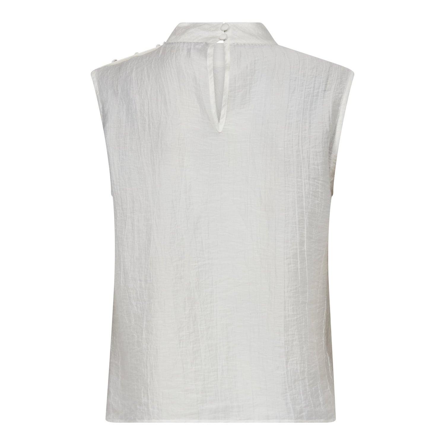 ConnyCC Drape Top - White