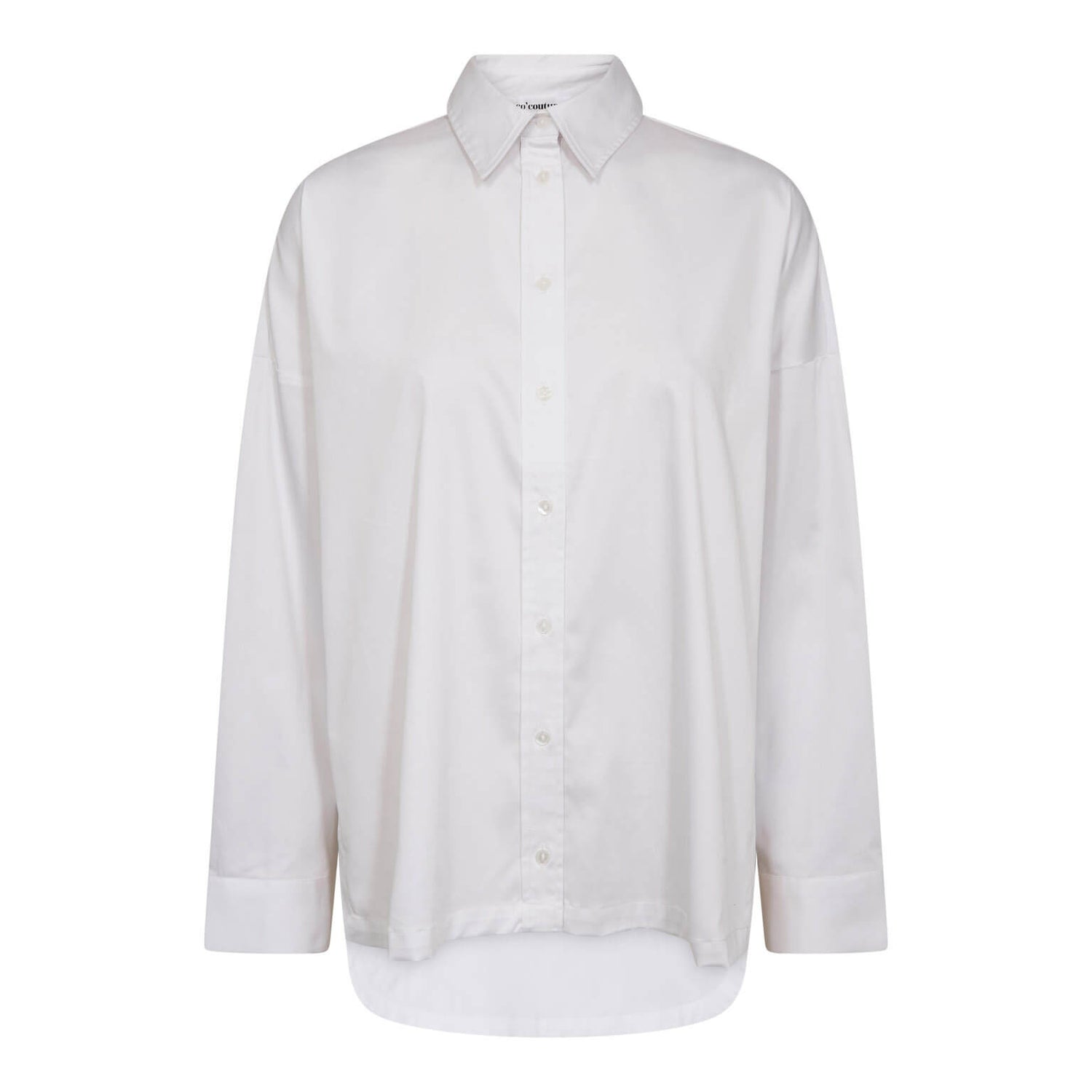 DaliaCC Oversize Slit Shirt - White