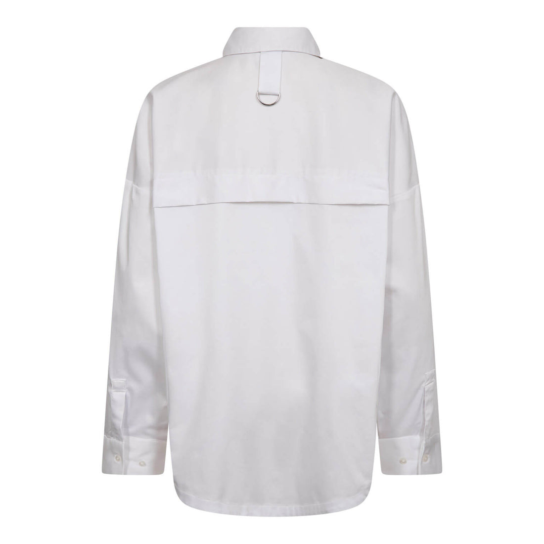 DaliaCC Oversize Slit Shirt - White