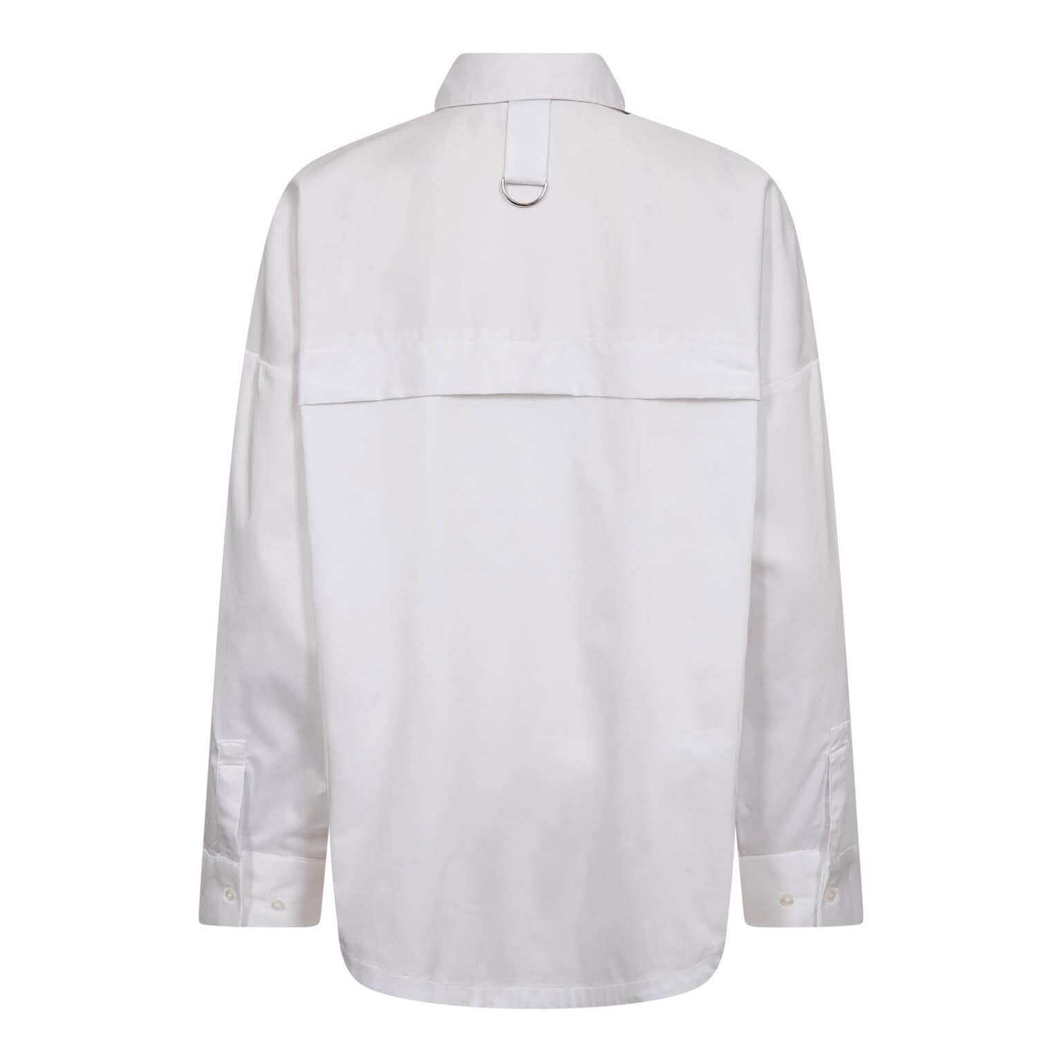 DaliaCC Oversize Slit Shirt - White