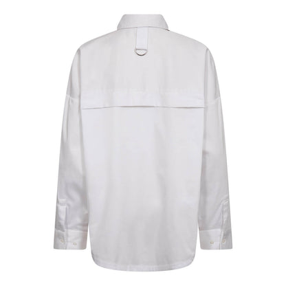 DaliaCC Oversize Slit Shirt - White
