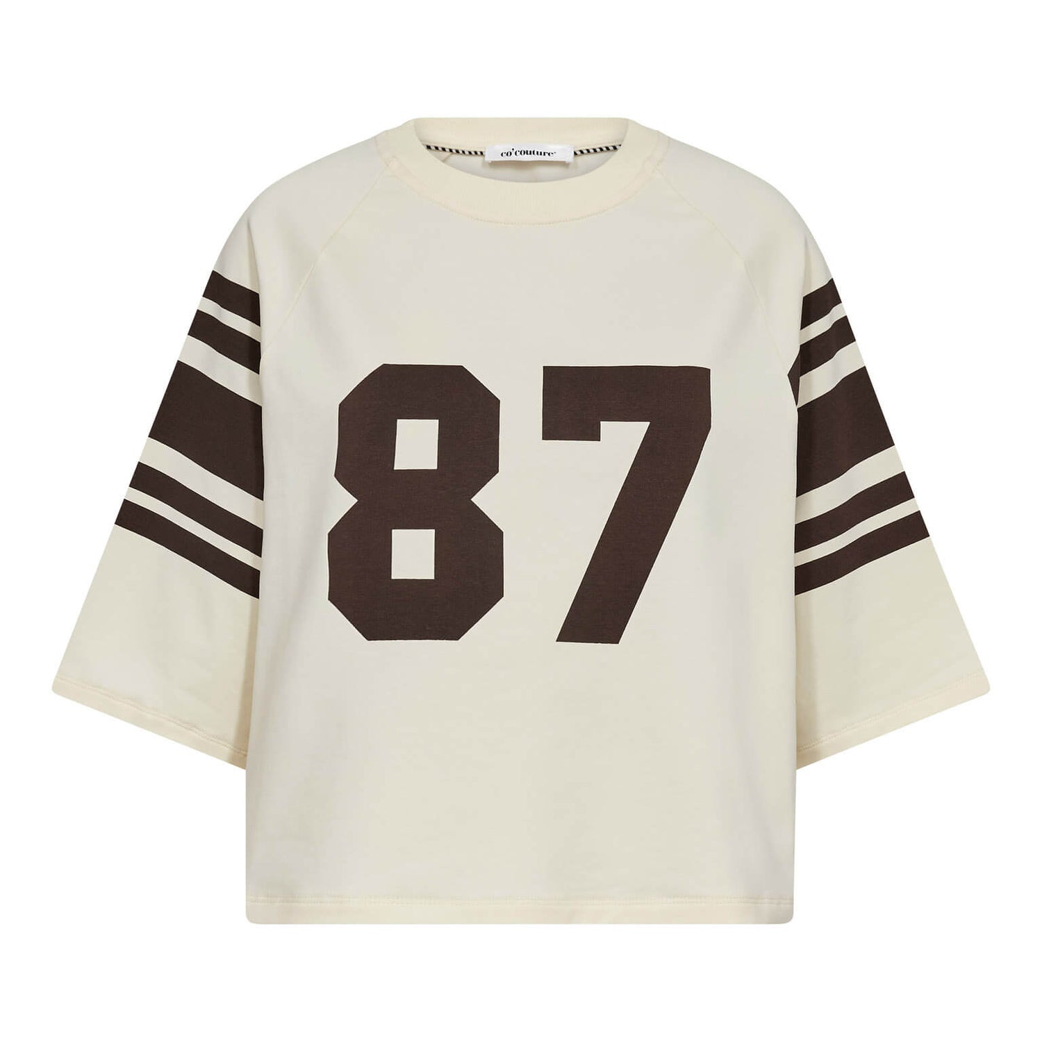 ElyCC 87 Tee Sweat - Bone/Brown