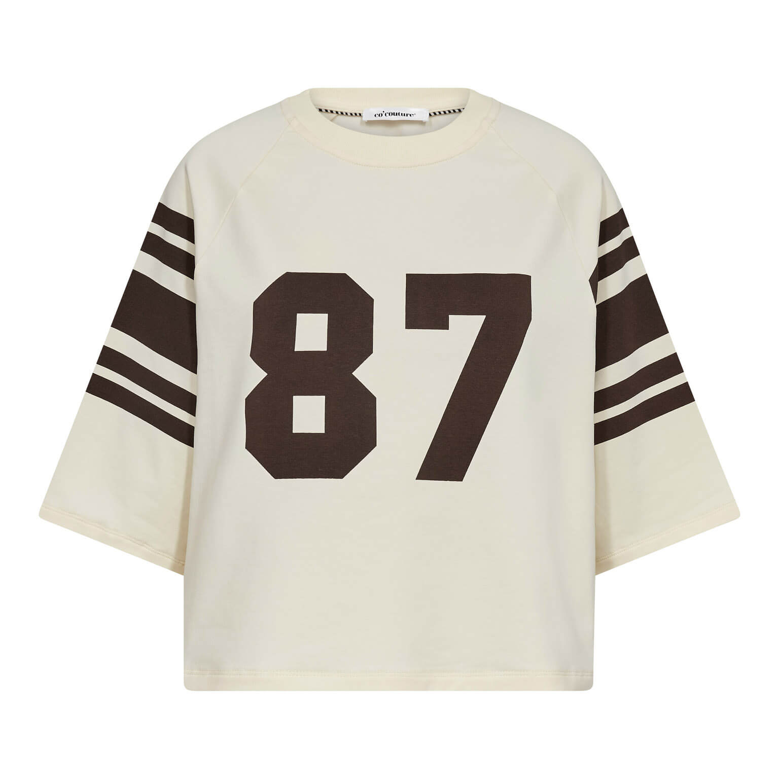 ElyCC 87 Tee Sweat - Bone/Brown