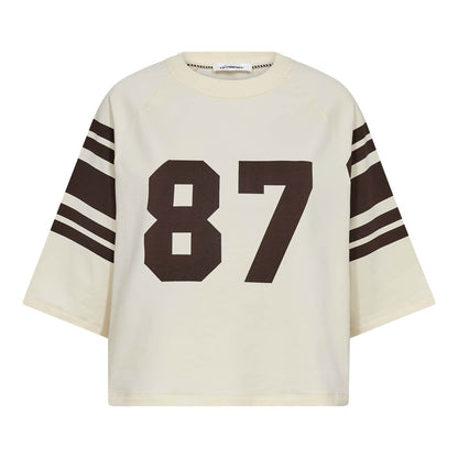ElyCC 87 Tee Sweat - Bone/Brown