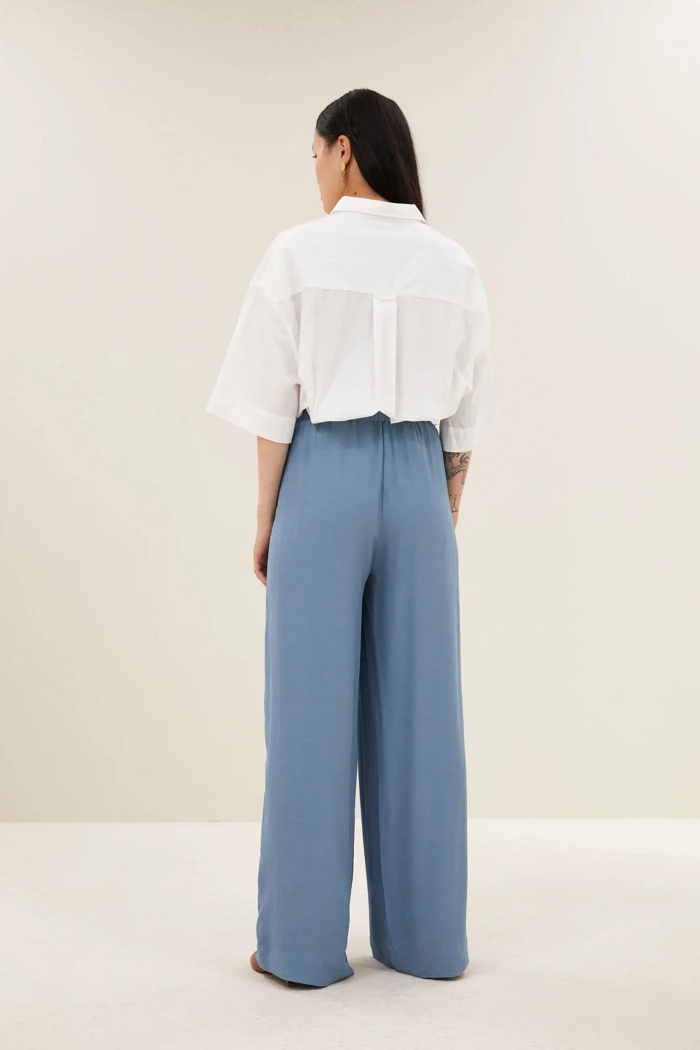 Pilar Poplin Blouse - White