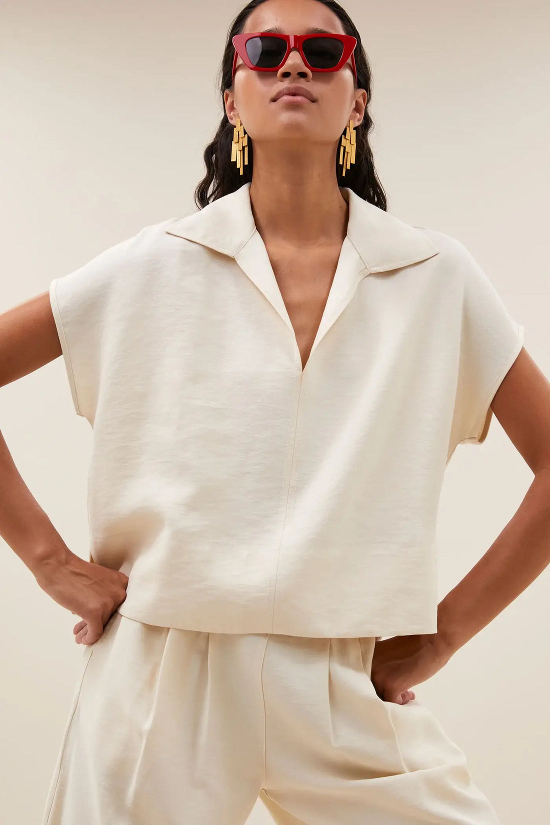Zia Blouse - Cream