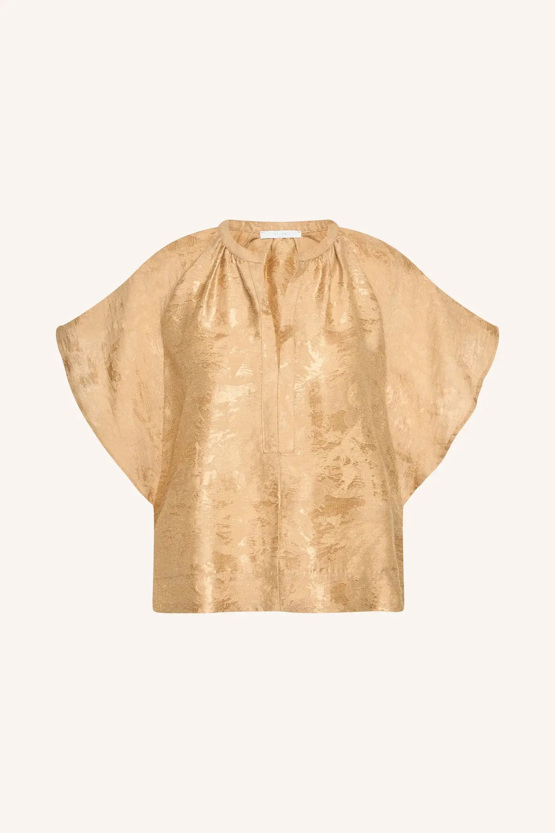 Vina Jacquard Blouse - Desert
