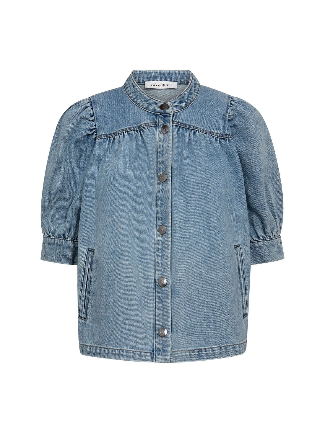 AsjaCC Denim Blouse - Denim Blue