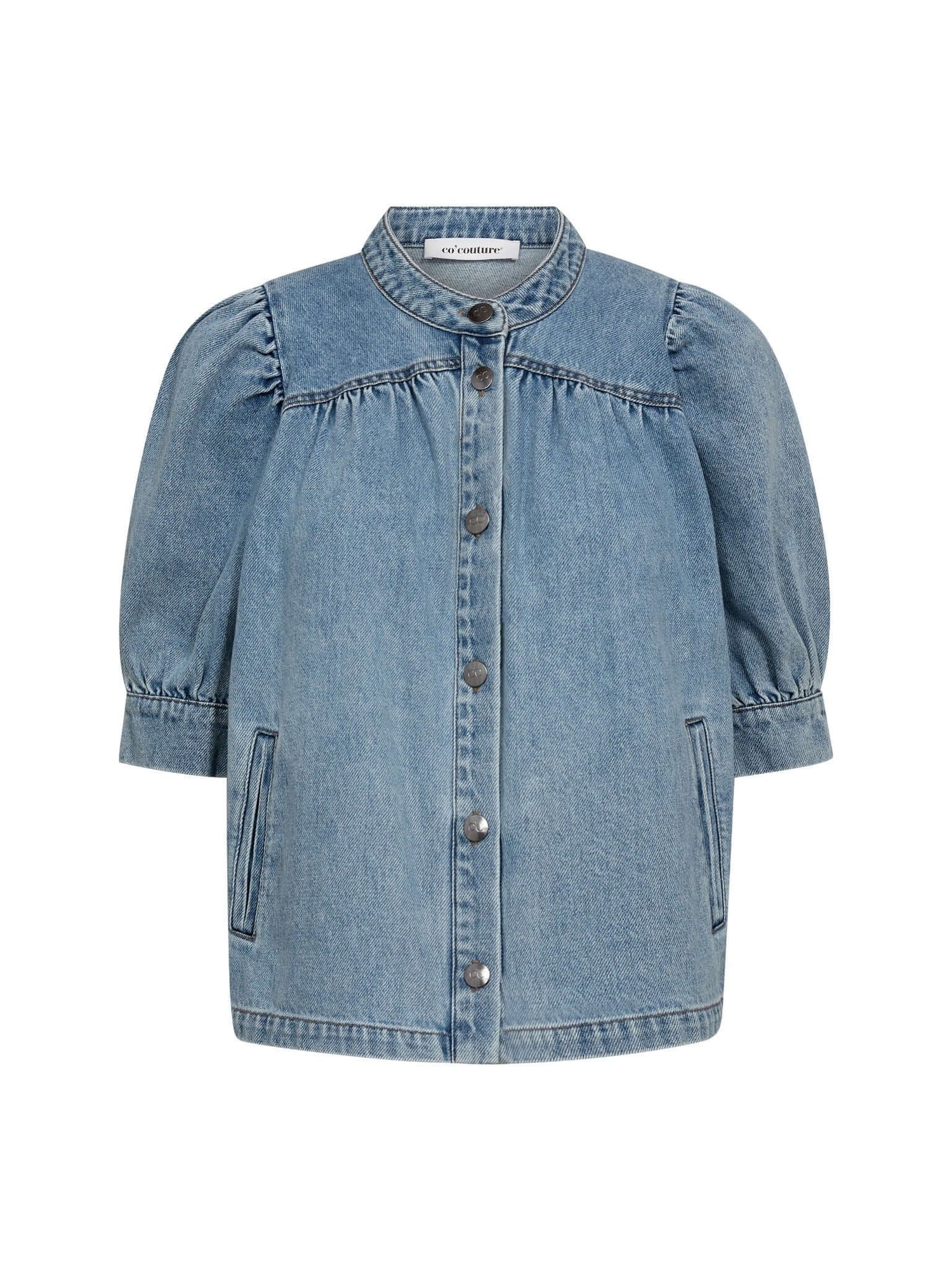 AsjaCC Denim Blouse - Denim Blue