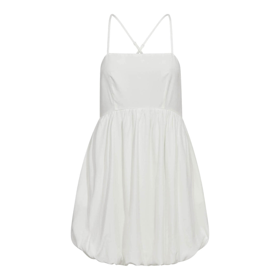 SunriseCC Balloon Strap Dress - White
