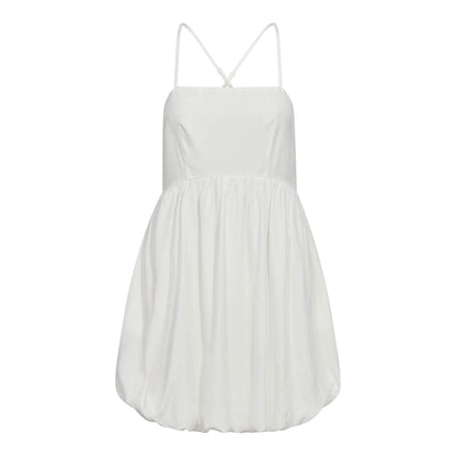 SunriseCC Balloon Strap Dress - White