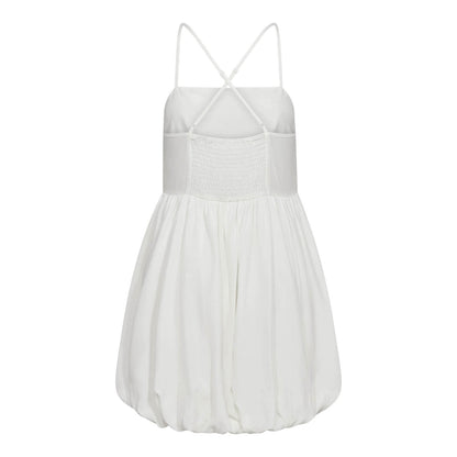 SunriseCC Balloon Strap Dress - White